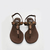 Sandalia Amelie Marron con Maderas - comprar online