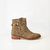 Bota corta Burdeos Gamuzon Beige - comprar online