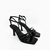 Sandalia Cannes Alta charol negro SS'25 - comprar online