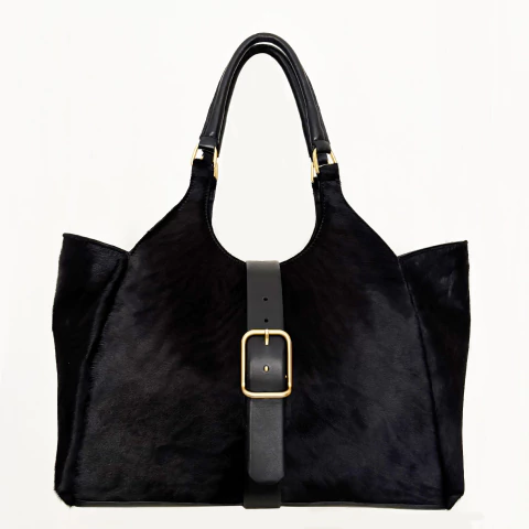 Cartera Olga pelo negro - comprar online
