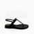 Sandalia Doha Negra SS25 - Santesteban Shop Online