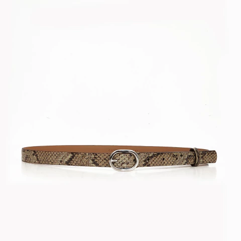 Cinturón Lyon Python verde - comprar online