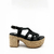 Plataforma Malen Baja negra SS'25 - comprar online