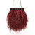 Mini bag plumas bordo - comprar online