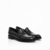 Mocasin Nantes cuero negro con costuras a tono - comprar online