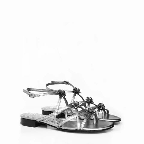 Sandalia Parma peltre - comprar online