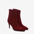 Bota corta Plumetti de gamuza Bordo - comprar online