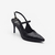 Stiletto Eva Cuero Negro - comprar online