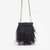 Mini Bag Plumas Negro