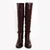 PRE VENTA - Bota New Trelew con cierre charol croco bordo - Santesteban Shop Online