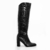 PRE VENTA - Bota New Trelew con cierre charol croco Negro - Santesteban Shop Online