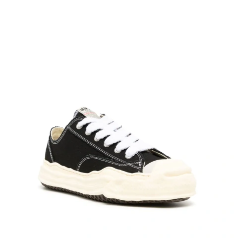 Maison Mihara Yasuhiro Hank OG Sole Canvas Low Black | STOCK
