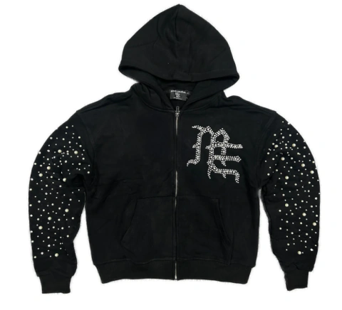 Mixed Emotion/Black ‘Pearl’ Hoodie | STOCK