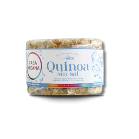Medallón de Quinoa Sin Sal CASA VEGANA de 480 Grs