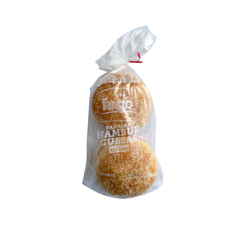 Pan para Hamburguesa Clásica con Sésamo Fargo - Pack x4 Unidades