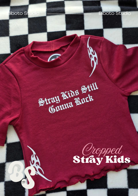 Cropped Canelado - "Stray Kids Still Gonna Rock"