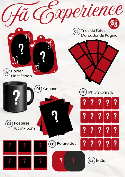 Envio Surpresa G — Fã Experience (40 itens)