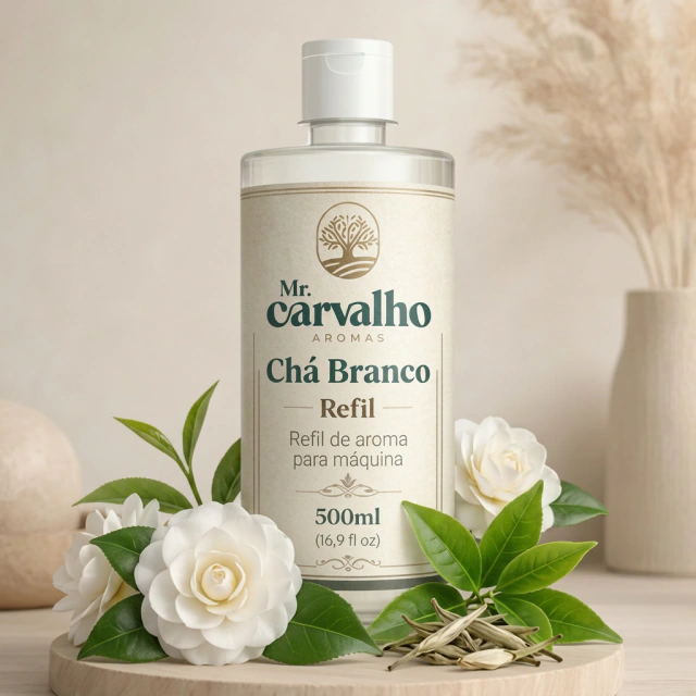 Chá Branco 500 ml - Refil para Máquina de Aromatização