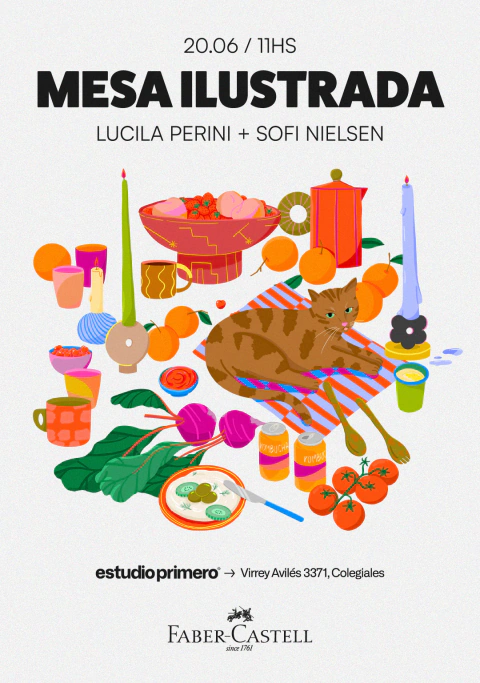 20/06 Mesa Ilustrada x Lucila Perini