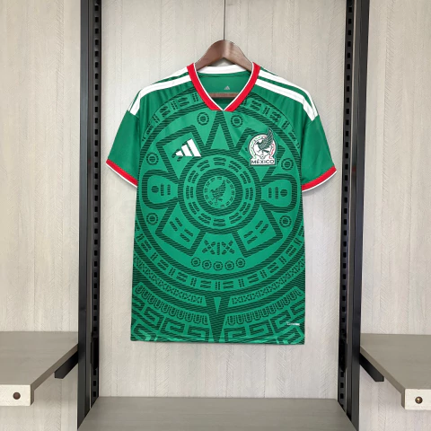 Camisa Seleção México I 26/27 - Torcedor Adidas Masculina - Verde