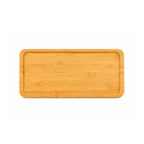 Bandeja Decorativa Multifuncional Retangular em Bambu