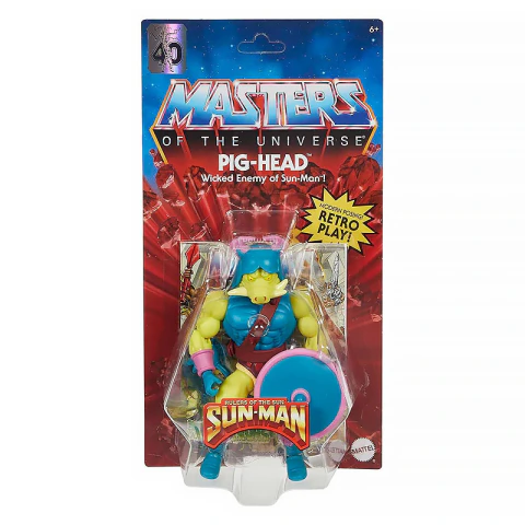 Boneco He-Man Masters Of The Universe 40 Anos Pig-Head GNN84 HDT01 - Mattel