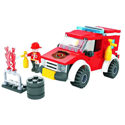 Blocos de Montar Coleção Fogo Bombeiros 3in1 105 pçs 3018-2 - COGO Dorémi