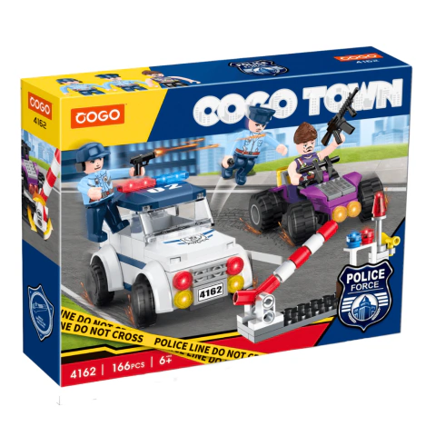 Blocos de Montar Perseguição Policial 166 pçs 4162 - COGO Dorémi