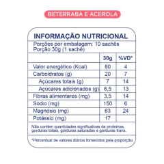 BT Gel Beterraba com Acerola Dobro | Sachê 30g - TRITRAIL – Suplementos para Endurance