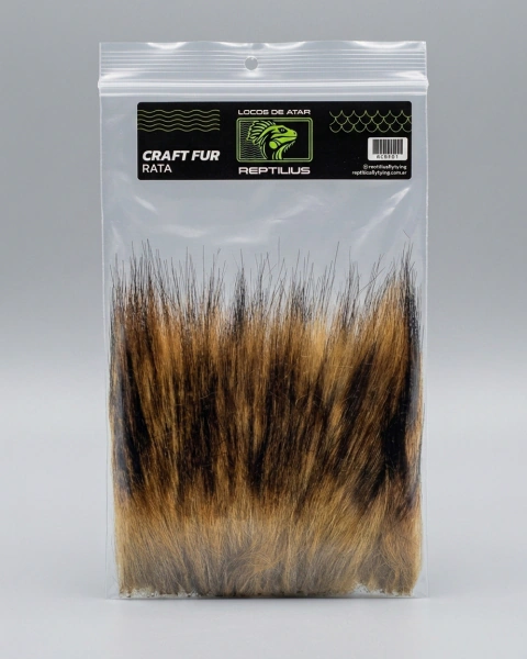 Craft Fur Piel Sintetica de Pelo Largo