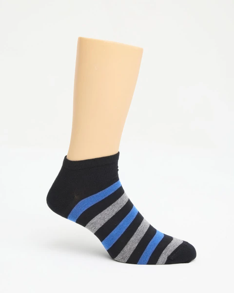 SOQUETE CALVIN RAYADO DE ALGODON CON LYCRA