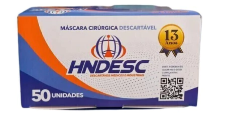 Máscara Dupla Descartável c/ Elástico 100un - Mblife