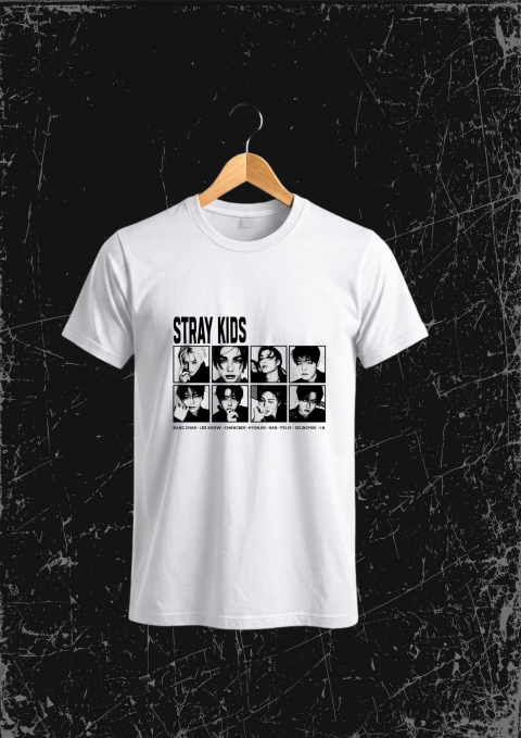 CAMISA STRAY KIDS [COLEÇÃO ESPECIAL ROCK IN RIO]
