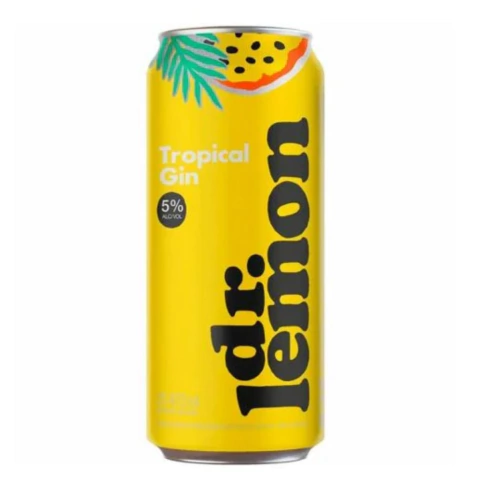 LATA DR LEMON TROPICAL GIN 473CC - comprar online