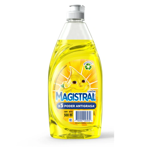 DETERGENTE MAGISTRAL LIMON 500ML