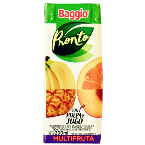 JUGO BAGGIO MULTIFRUTA 200ML