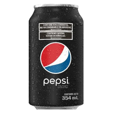 GASEOSA PEPSI BLACK LATA 354ML - comprar online