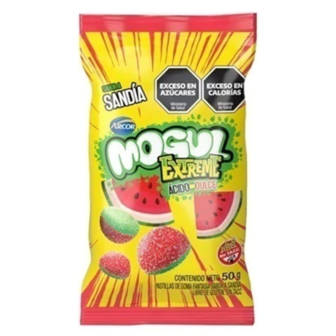 MOGUL EXTREME SANDIA ACIDO DULCE 50G - comprar online