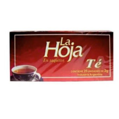 TE NEGRO LA HOJA X 25 SAQUITOS