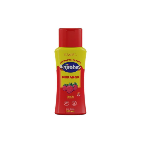 Sabonete Íntimo Beijinhos 200ml - MORANGO