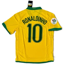 Brasil RETRO Ronaldinho titular 2006