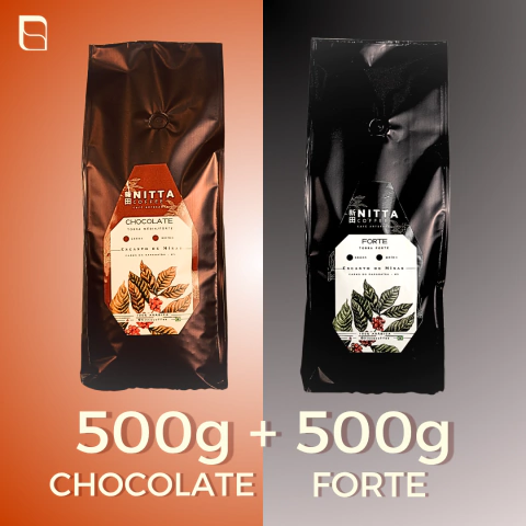 COMBO DEGUSTAÇÃO - 1 KG ( 500g CHOCOLATE + 500g FORTE) - comprar online