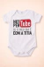 Body Bebê Frase Divertida “Hoje é Meu Dia Com a Titia” - comprar online