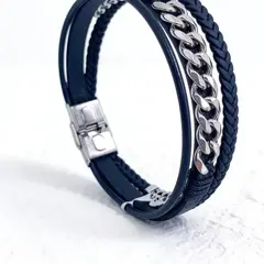 Cadena Rolo acero y oro 65 cm - comprar online