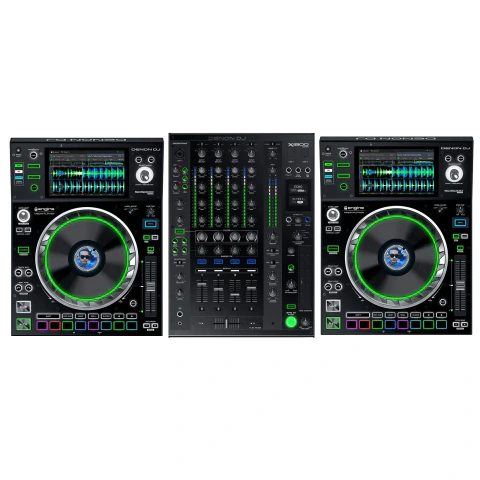 Setup Denon Mixer X1800 Prime + 2 DJSC5000 Prime