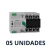 Kit 5 Chaves Transferência Automática 4 Polos 70A 220V ATS
