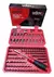 Set De 122 Puntas Tubos Varios Udovo 1/4'' + Maletín