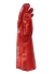 Guante PVC rojo largo total 35 cm DPS31445 - comprar online
