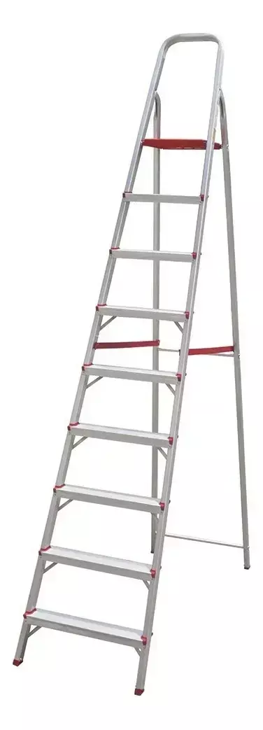 Escalera de aluminio tijera Botafogo Lar & Lazer 120KG ESC0068