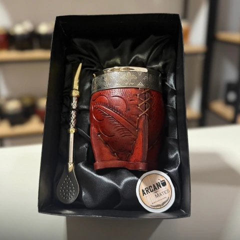 PROMO BOX 115 - Mate Imperial Premium, Bombillón Exclusivo y Box Presentación - ENVÍO GRATIS